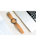 Dřevěné hodinky Qwatch - Rosewood