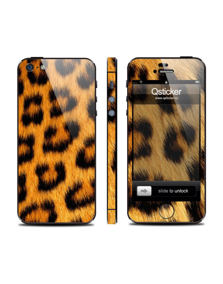 Samolepka pro iPhone SE/5s/5 - Leopard