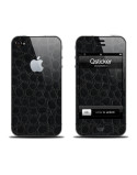 Samolepka pro iPhone SE/5s/5 - Leather white